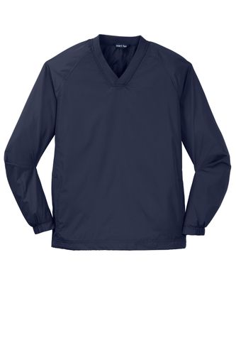 Sport-Tek V-Neck Raglan Wind Shirt image thumbnail