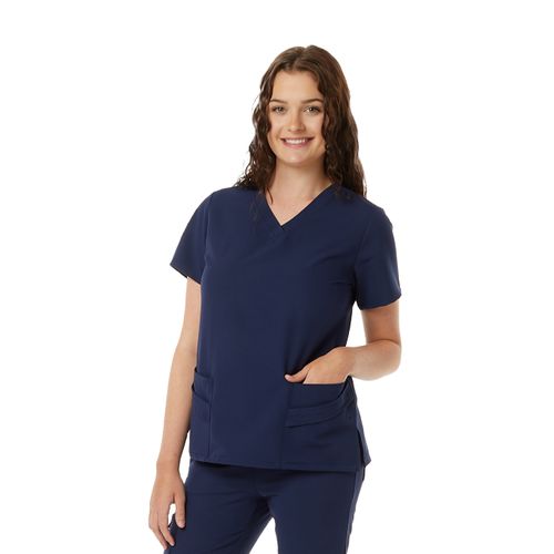 Womens WYND Multi-Pocket Scrub Top image thumbnail