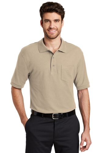 Men's Silk Touch Polo with Pocket image thumbnail