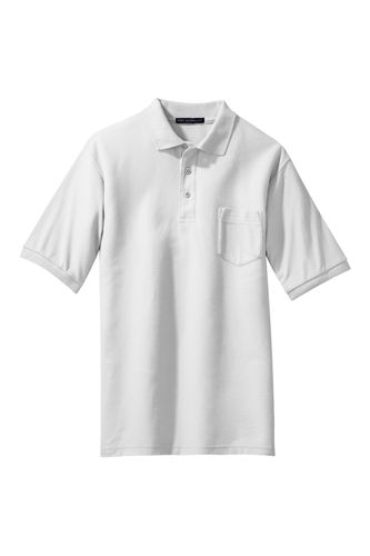 Men's Silk Touch Polo with Pocket image thumbnail