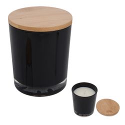 Image of Soy Candle with Bamboo Lid
