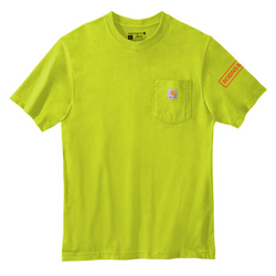 Image of Carhartt Men's Brite Lime Pocket T-shirt
