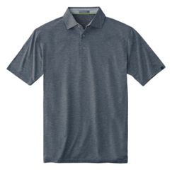 Image of Tasc Men's Black Heather Cloud Polo