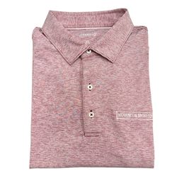 Image of Johnnie-O Men's Crimson Striped Polo
