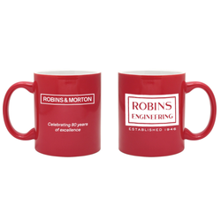 Image of Red 11oz Ceramic Mug