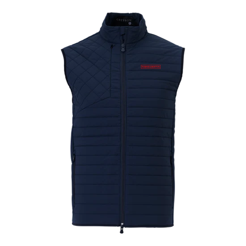 Greyson Men's Navy Yukon Ultralight Vest image thumbnail