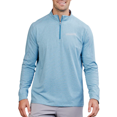 Tasc Men's Light Blue Carrollton Lightweight Quarter Zip image thumbnail