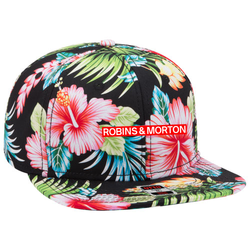 Image of Hawaiian Pattern Flat Visor Cap 