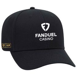 Image of CASINO 6 PANEL BASEBALL CAP BLACK