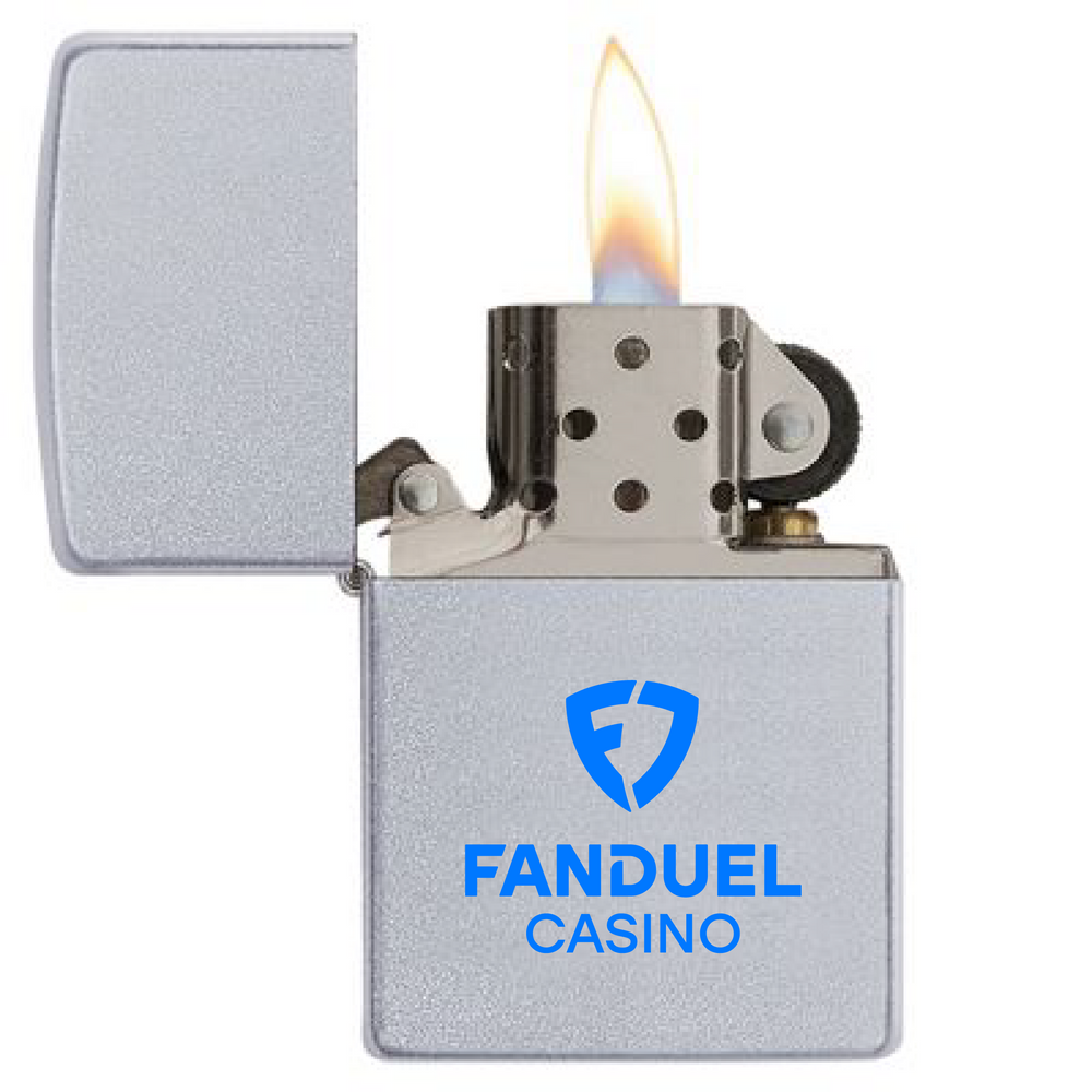 CASINO SATIN CHROME ZIPPO LIGHTER primary image