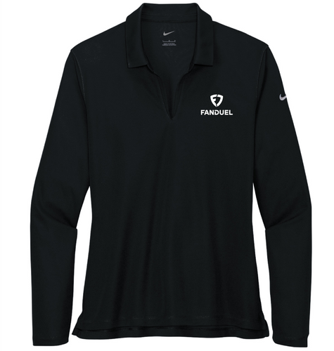 NIKE LADIES DRI-FIT LONG SLEEVE POLO image thumbnail