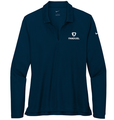 NIKE LADIES DRI-FIT LONG SLEEVE POLO image thumbnail