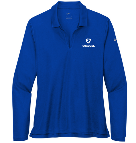 NIKE LADIES DRI-FIT LONG SLEEVE POLO image thumbnail