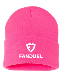 Image of 12" CUFFED BEANIE NEON PINK