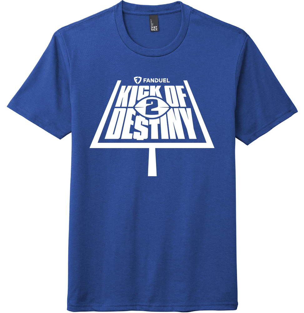 KICK OF DESTINY2 TEE ROYAL BLUE primary image