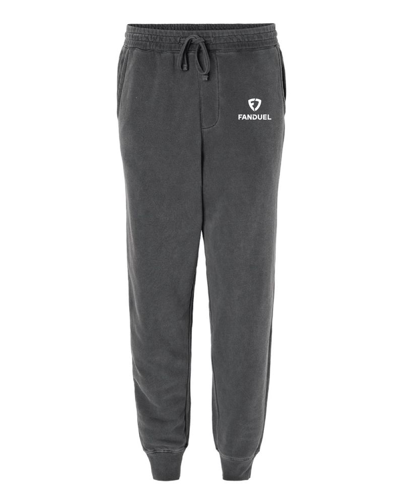 PIGMENT DYED FLEECE SWEATPANTS BLACK primary image