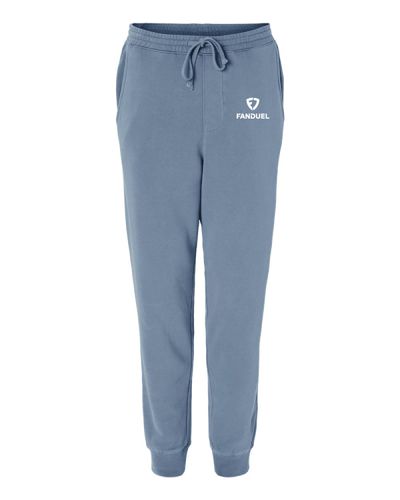 PIGMENT DYED FLEECE SWEATPANTS SLATE BLUE image thumbnail