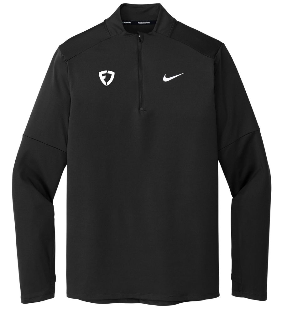 NIKE DRI-FIT ELEMENT 1/2 ZIP TOP BLACK primary image
