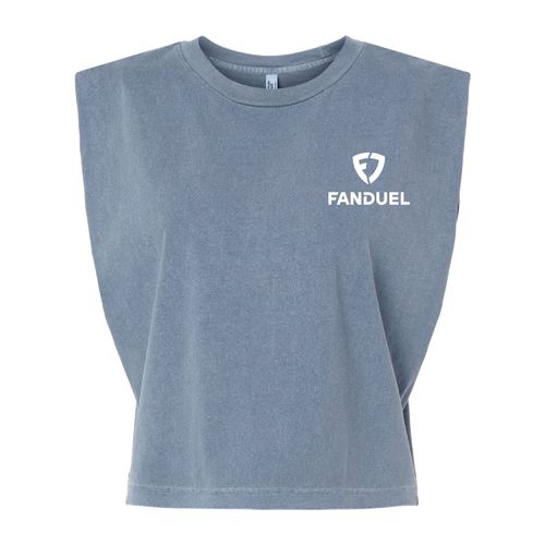 WOMEN'S HEAVYWEIGHT MUSCLE TEE FADED NAVY image thumbnail