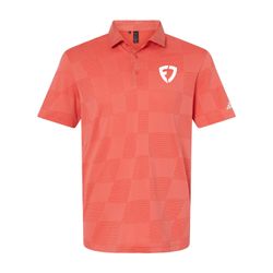 Image of ADIDAS ULTIMATE365 TEXTURED POLO SCARLET