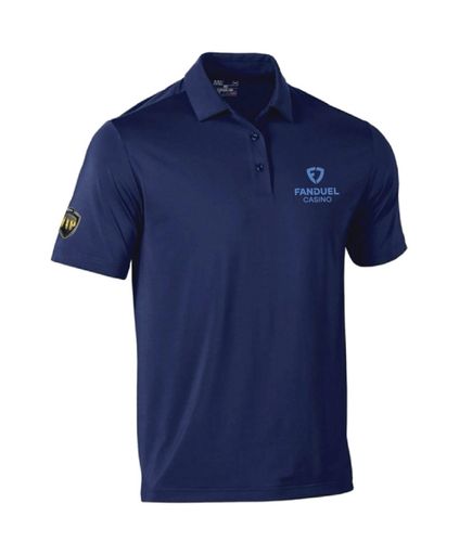 VIP Casino Under Armour Men's T2 Green Polo image thumbnail