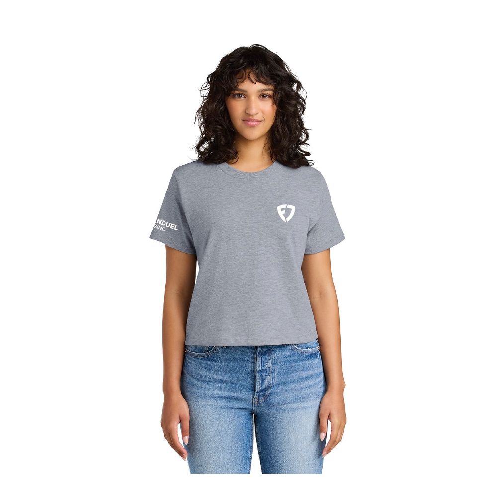 Women's Heavyweight Boxy Tee Heather Gray primary image
