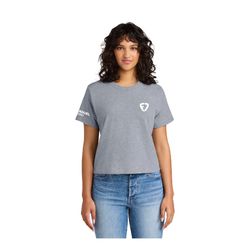 Image of Women's Heavyweight Boxy Tee Heather Gray