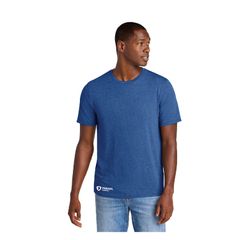Image of District Perfect Weight CVC Tee Heathered Deep Royal