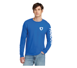 Image of Champion Heritage Long Sleeve Tee Athletic Royal