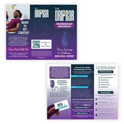 Image of DRIPBaR Membership Brochure Trifold