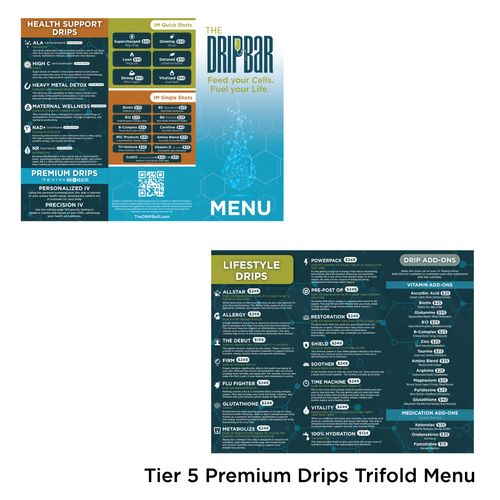 *Premium Drips Trifold Menu (6/2025 Update)  image thumbnail
