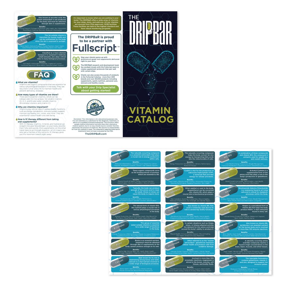 Vitamin Catalog Trifold primary image