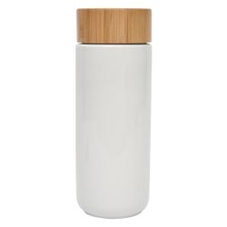 Image of 10 Oz. Lexington Stoneware Mug With Bamboo Lid