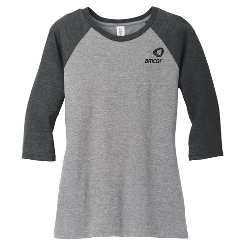 Women's Perfect Tri 3/4 Sleeve Raglan image thumbnail