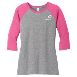 Image of Women's Perfect Tri 3/4 Sleeve Raglan