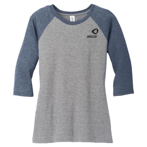 Women's Perfect Tri 3/4 Sleeve Raglan image thumbnail