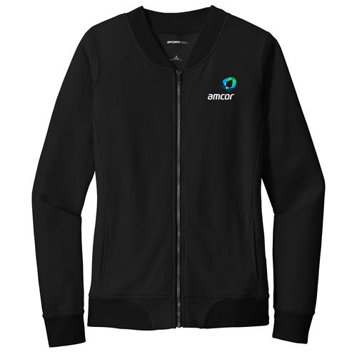 Ladies Lightweight French Terry Bomber image thumbnail