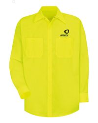 Image of Red Kap Enhanced Visibility Long Sleeve Work Shirt