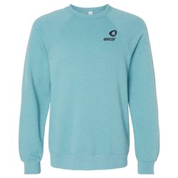 Image of BELLA+CANVAS Unisex Sponge Fleece Raglan Crewneck Sweatshirt