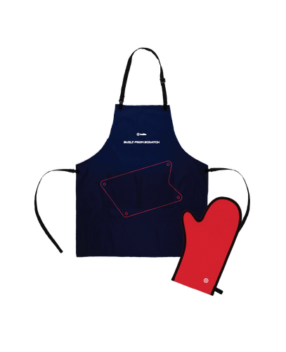 Image of Oven Mitt and Apron Kit