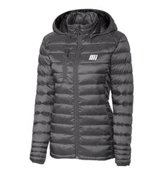 Image of Ladies Gray Clique Puffer Jacket