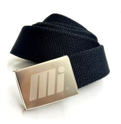 Image of Black Fabric Belt