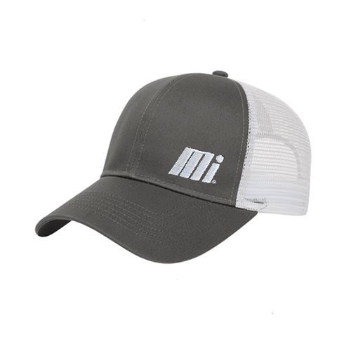 Charcoal  White Mesh Back Cap image thumbnail