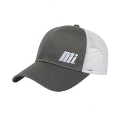 Image of Charcoal  White Mesh Back Cap
