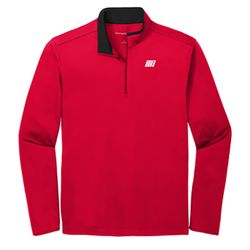 Image of Men's Red Performance Quarter Zip