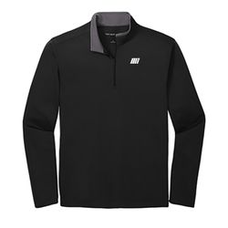 Image of Men's Black Performance Quarter Zip