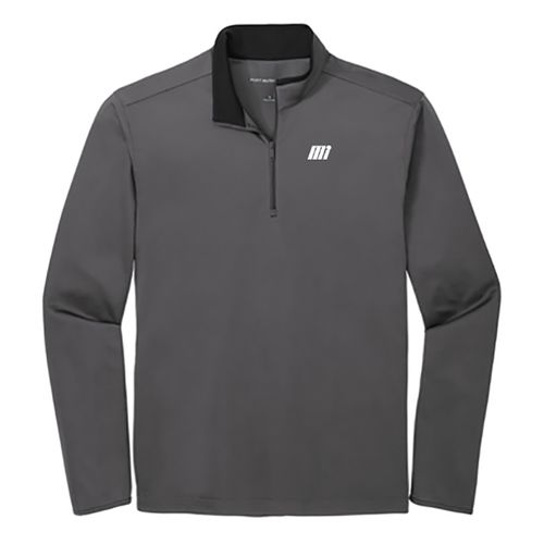 Men's Grey Performance Quarter Zip image thumbnail