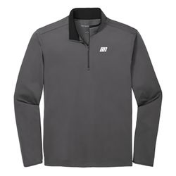 Image of Men's Grey Performance Quarter Zip