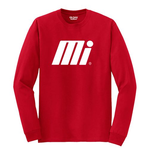 Red Long Sleeve DryBlend T-Shirt image thumbnail