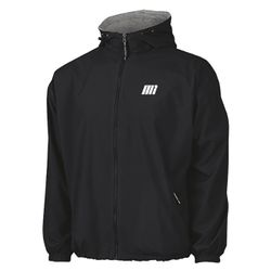 Image of Black Hooded Full Zip Jacket